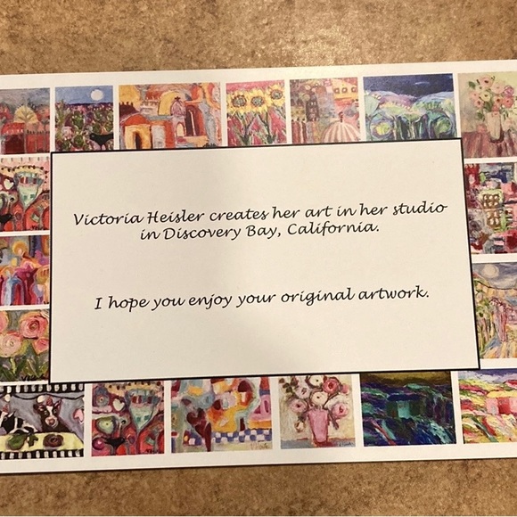 Enchanted Walk” An Original art Acrylic Painting 12”x12” Canvas - Picture 14 of 14